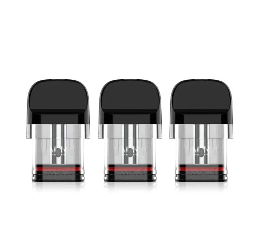 SMOK NOVO REPLACEMENT POD (3 PACK) REFILLABLE PODS + COILS Valor Distribution 0.8 MESH NOVO 2X 3PC