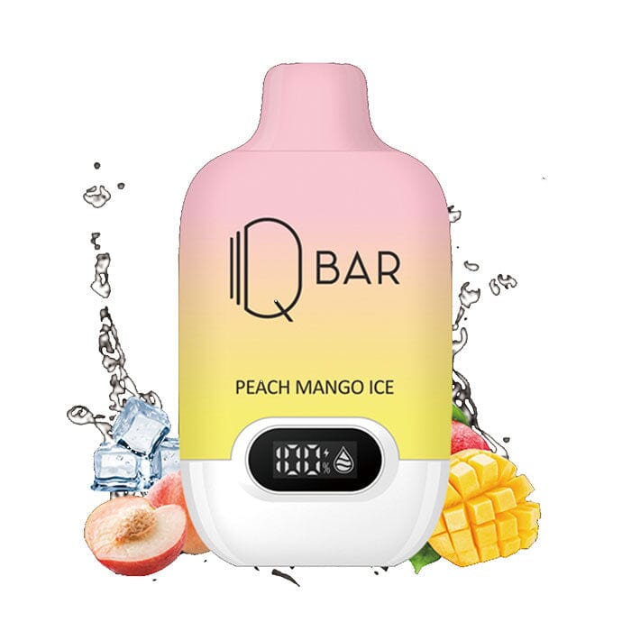 QBAR DISPOSABLE VAPE (2ML) DISPOSABLES SMOKE TOKES Peach Mango Ice 20MG (EXCISE)