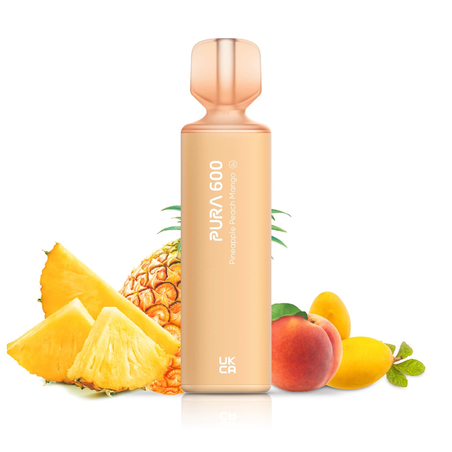 PURA 600 DISPOSABLE VAPE DISPOSABLES Ace Distributions Pineapple Peach Mango 20MG (EXCISE)
