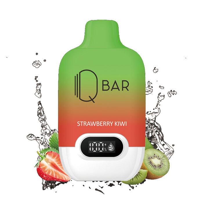 QBAR DISPOSABLE VAPE (2ML) DISPOSABLES SMOKE TOKES Strawberry Kiwi 20MG (EXCISE)
