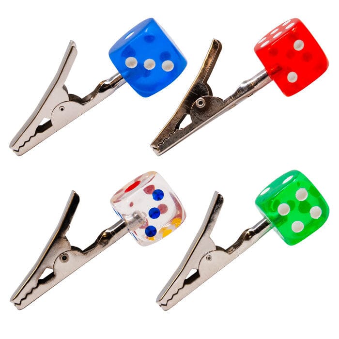 ROACH CLIPS Herbal SMOKE TOKES Coloured Dice Roach Clip