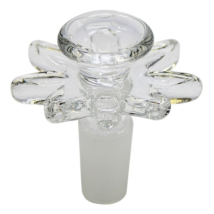 BONG BOWL Herbal SMOKE TOKES Clear Glass Marijuana Bowl 14mm