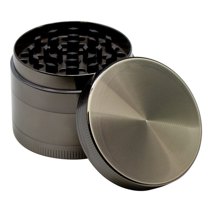 HERBAL GRINDERS Herbal SMOKE TOKES Gun Grey Aluminium Four Stage 63mm Grinder