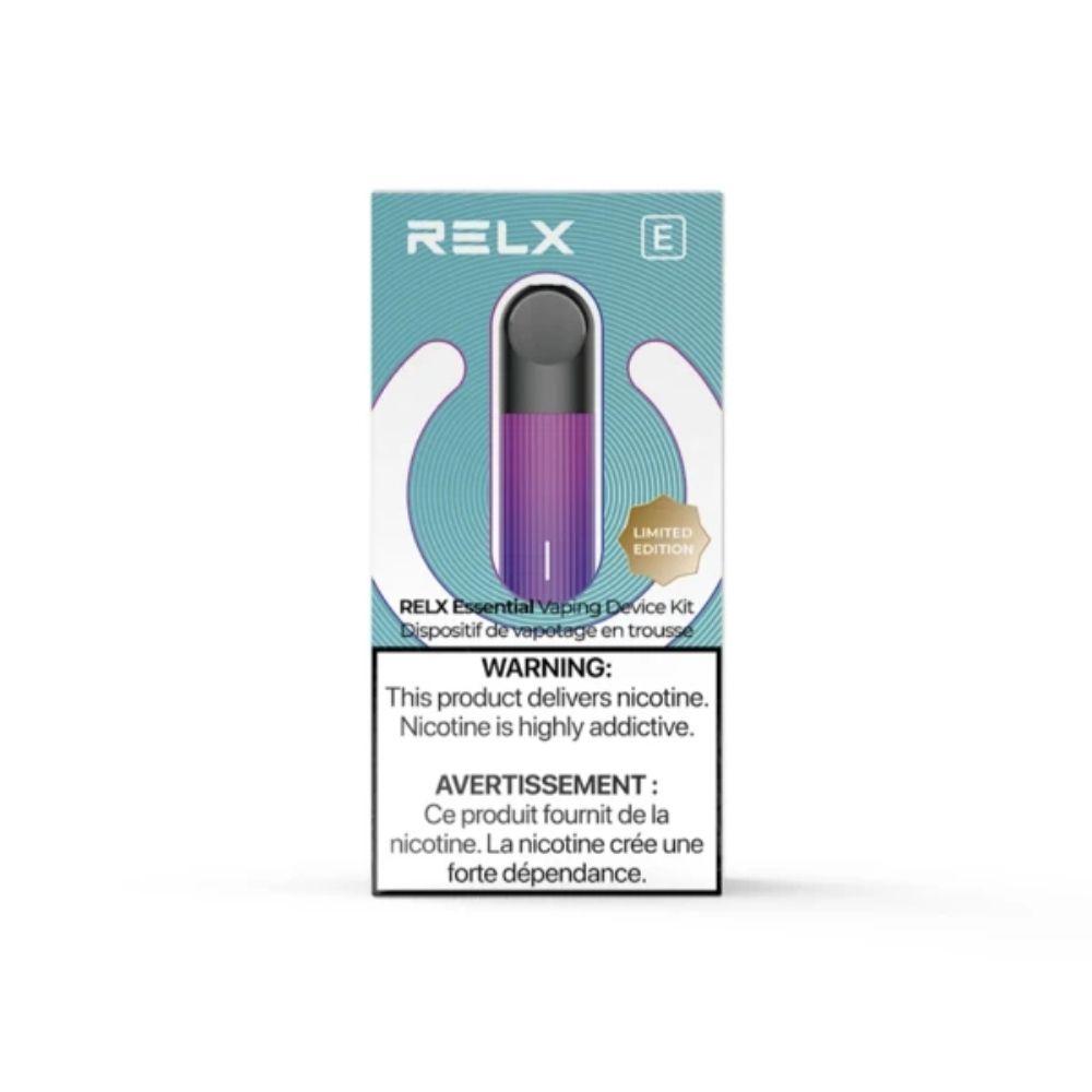 RELX ESSENTIAL DEVICE KIT POD DEVICE KNG Trading NEON PURPLE