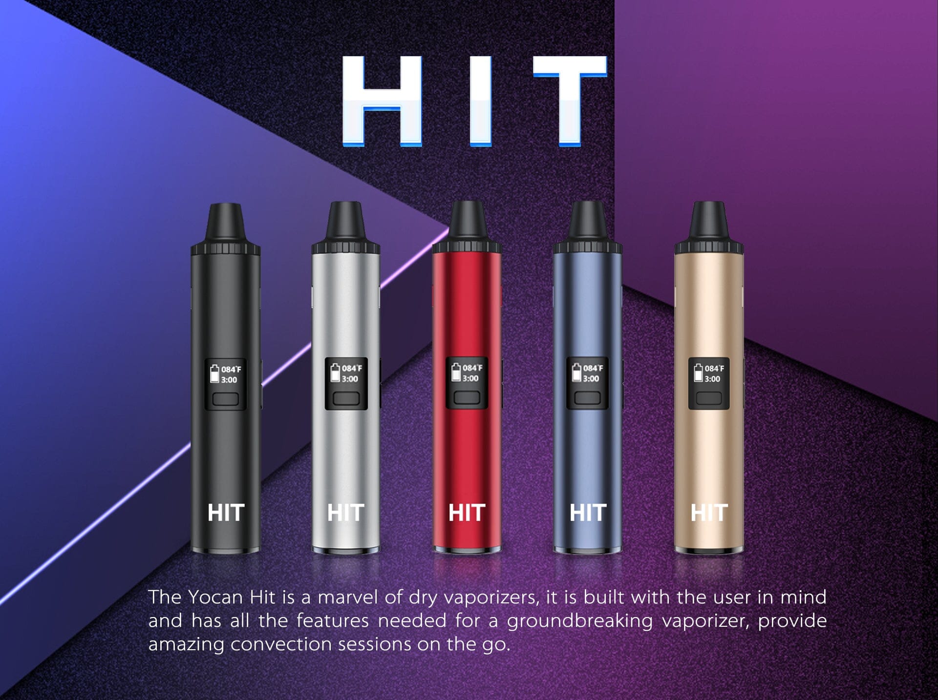 YOCAN - HIT DRY HERB VAPORIZER KIT The Vapory YOCAN - HIT DRY HERB VAPORIZER KIT The Vapory