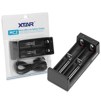 XTAR - MC2 DUAL BAY CHARGER ACCESSORIES Pacific Smoke Surrey