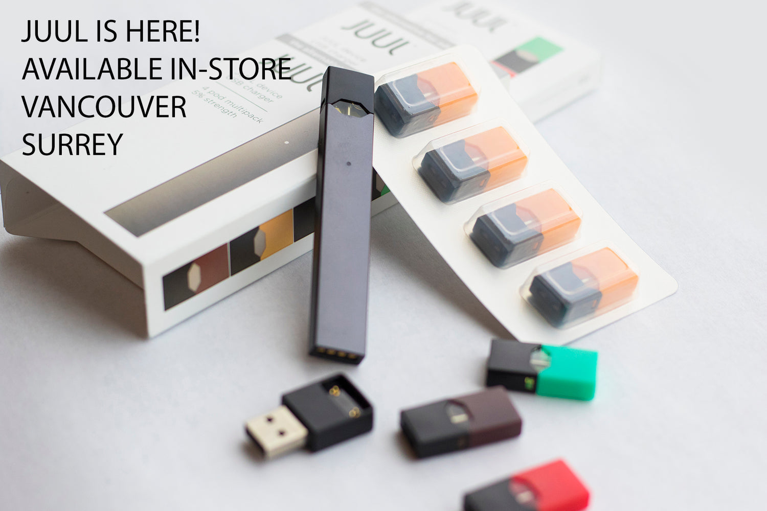 JUUL HAS ARRIVED! AVAILABLE INSTORE