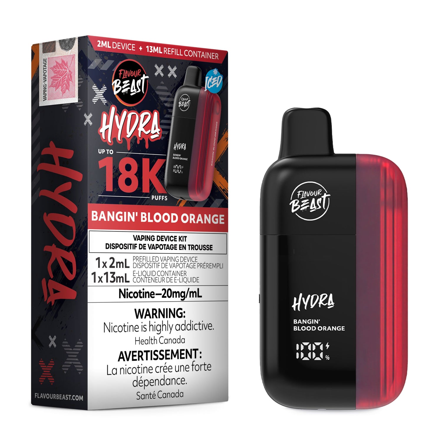 FLAVOUR BEAST - HYDRA 18K DISPOSABLE DISPOSABLES Pacific Smoke E-Liquids Bagin&