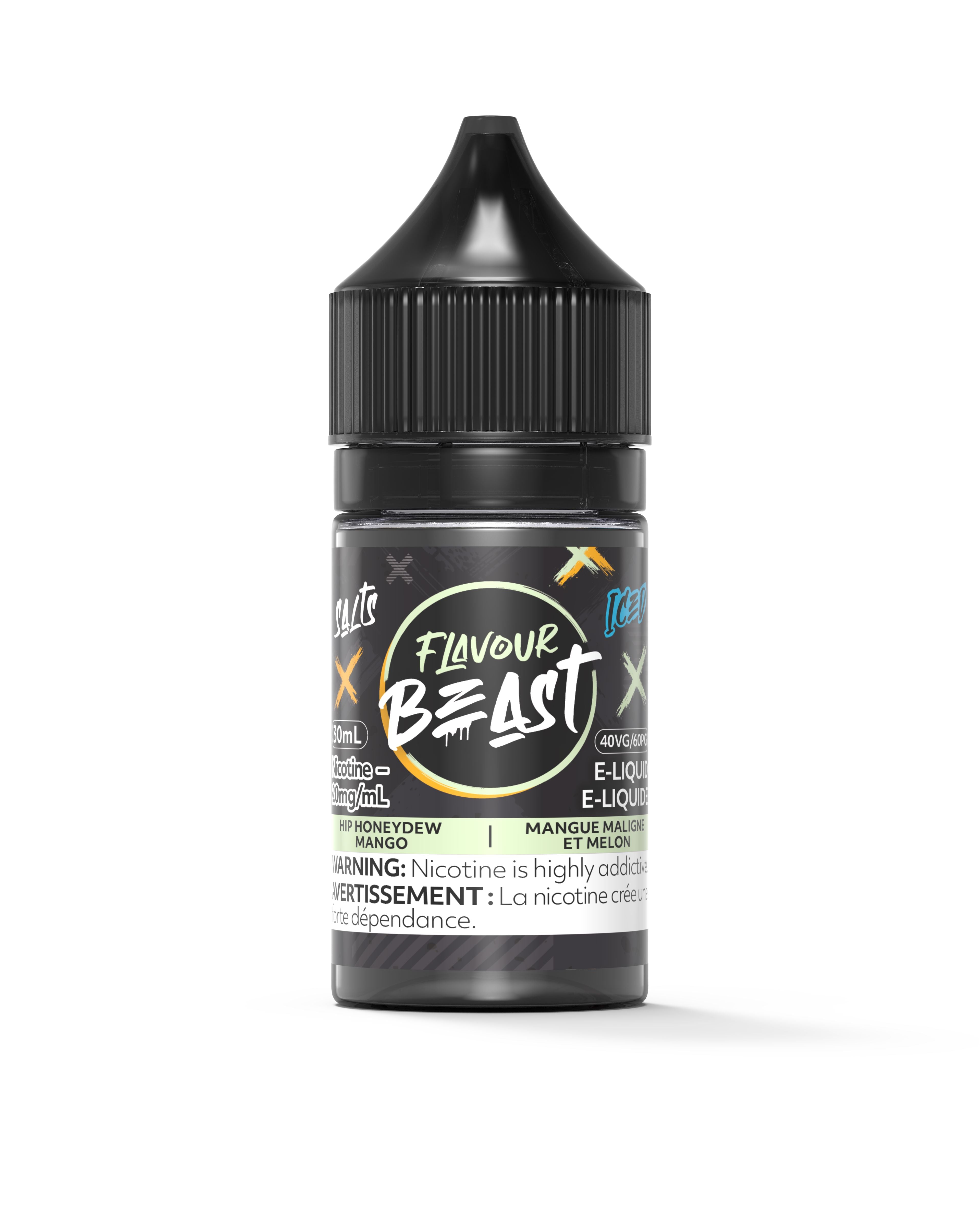 FLAVOUR BEAST E-LIQUID SALT E-LIQUID Pacific Smoke E-Liquids Regular Hip Honeydew Mango Iced 20mg (SALT) (EXCISE)