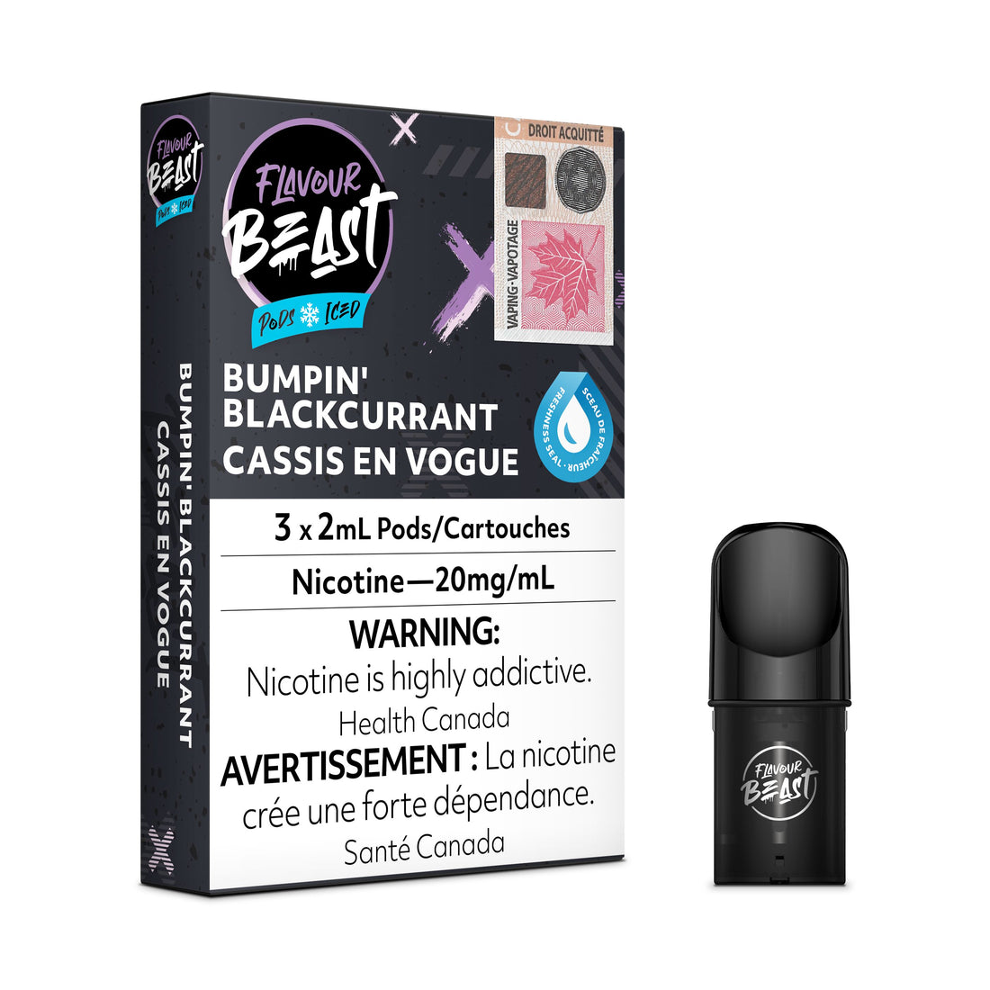 FLAVOUR BEAST PODS PRE-FILLED PODS Pacific Smoke E-Liquids Bumpin&