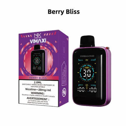 MASKKING VIMAXI Rechargeable Disposable Vape Device DISPOSABLES Atlantic Distributions Berry Bliss (EX) 