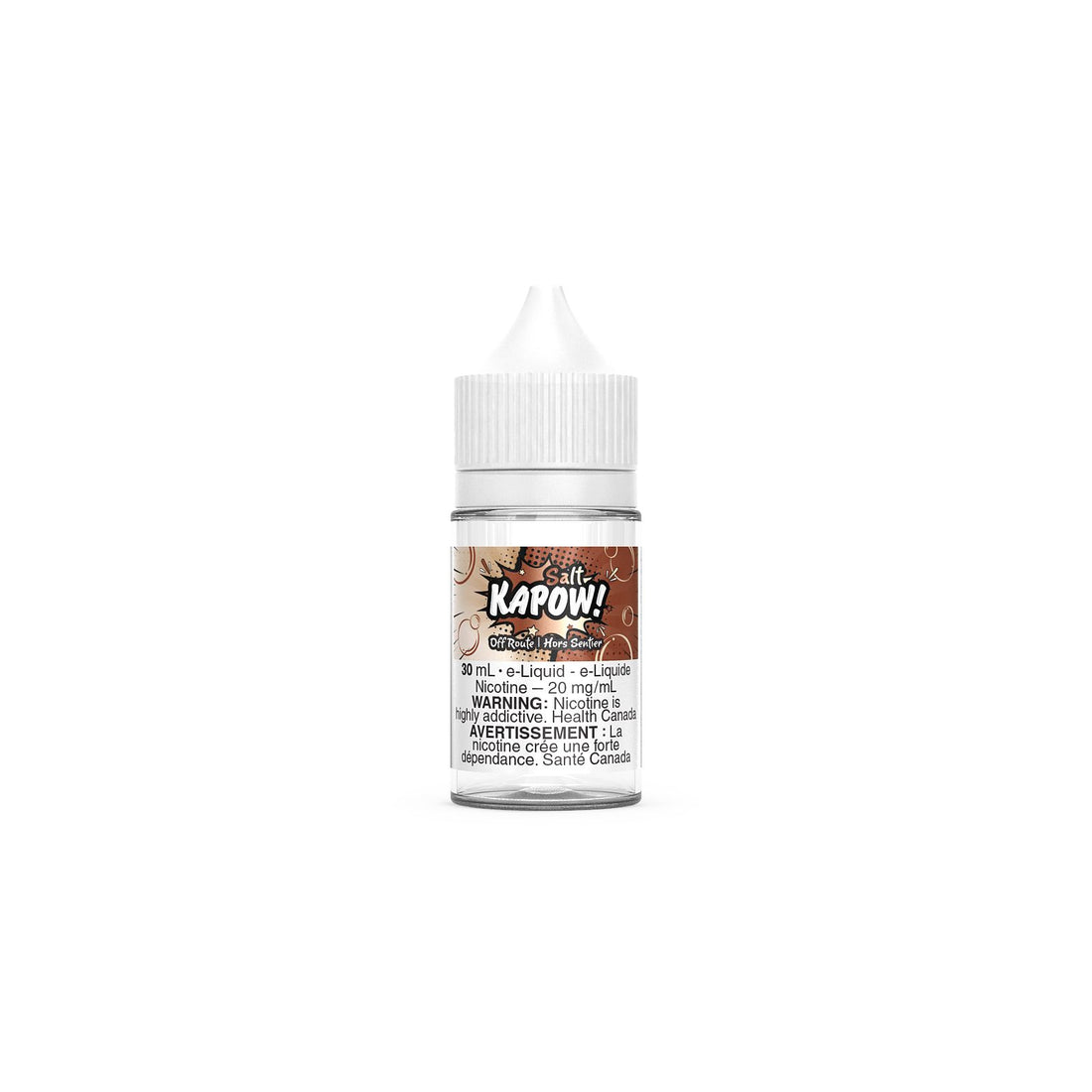KAPOW E-LIQUID E-LIQUID Valor Distribution E-Liquid Off Route 20MG (Salt) (EXCISE)