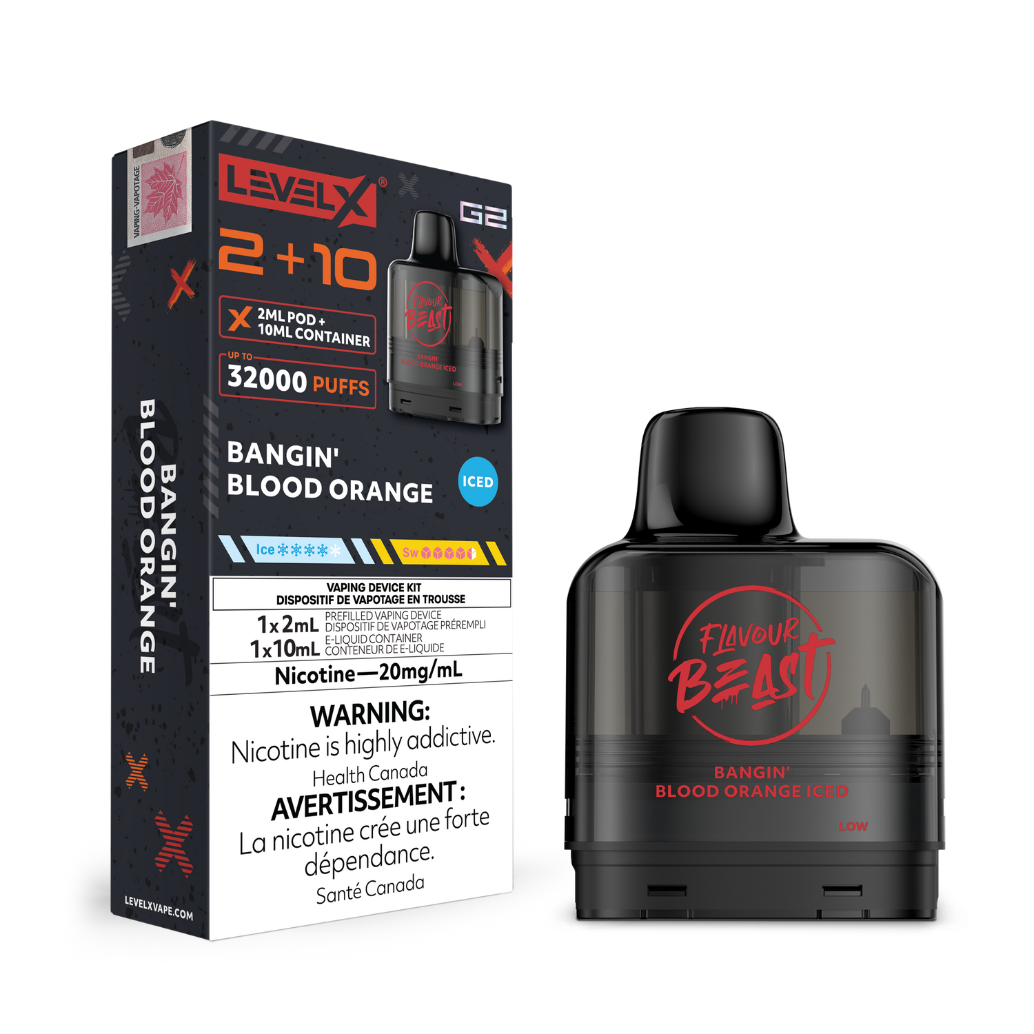 LEVEL X G2 POD 2+10ML