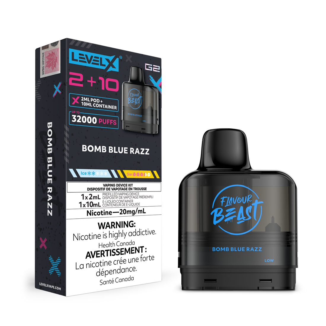 LEVEL X G2 POD 2+10ML