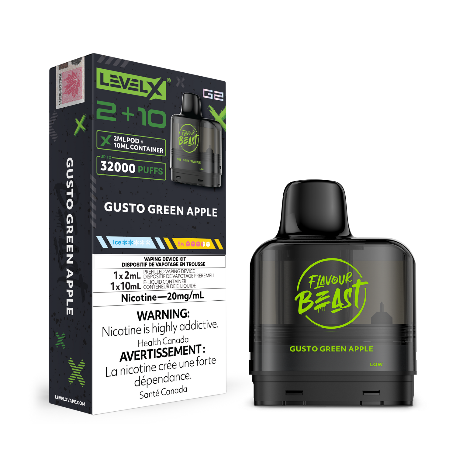 LEVEL X G2 POD 2+10ML