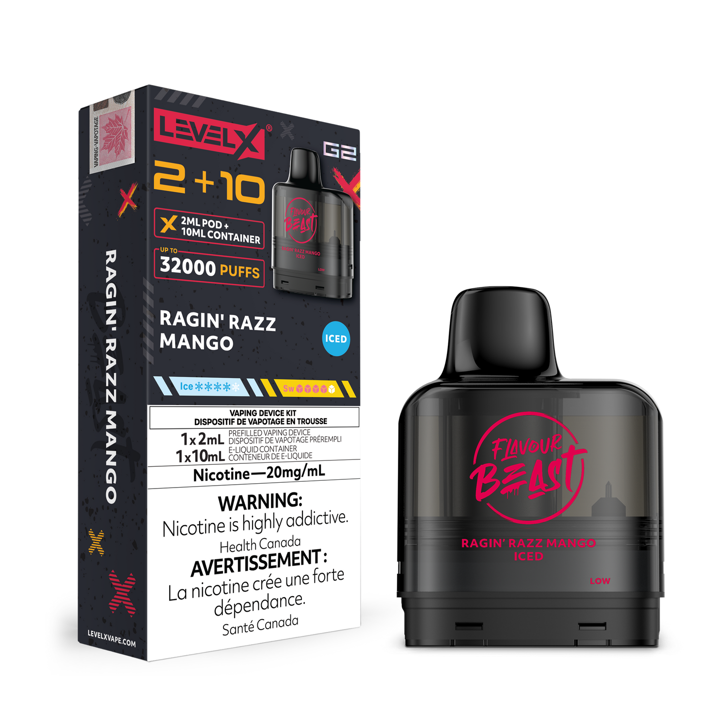 LEVEL X G2 POD 2+10ML
