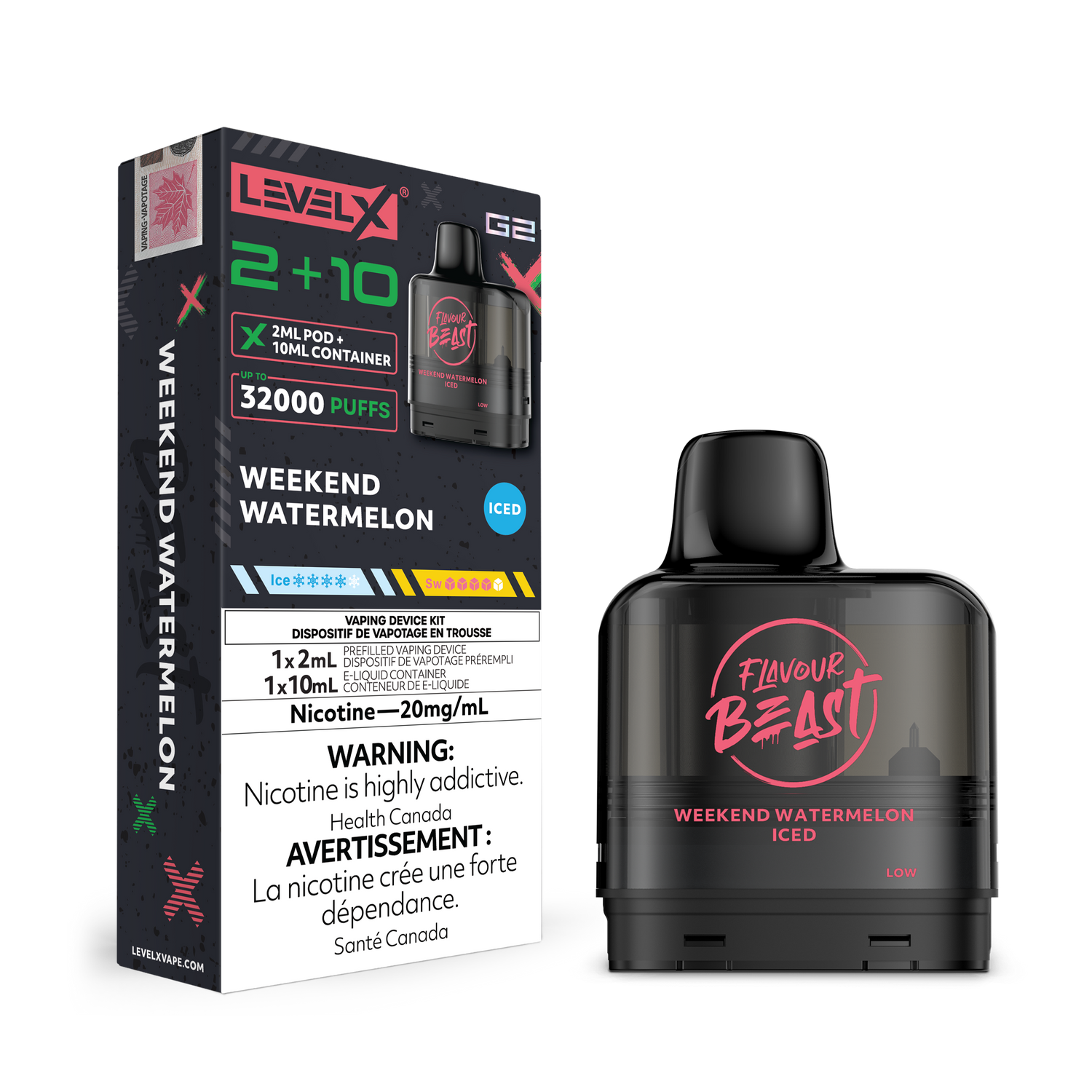 LEVEL X G2 POD 2+10ML