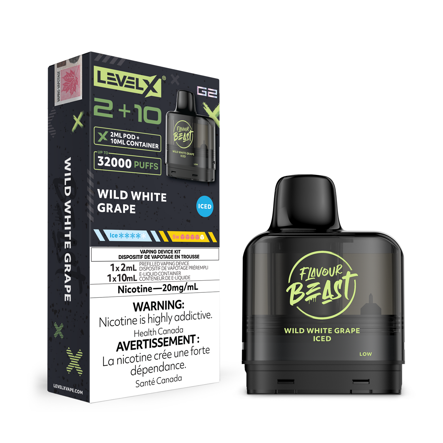 LEVEL X G2 POD 2+10ML