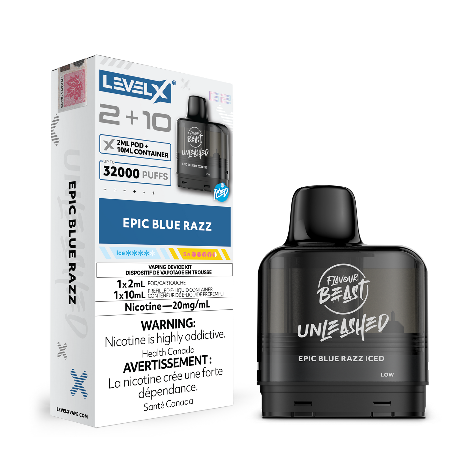 LEVEL X G2 POD 2+10ML