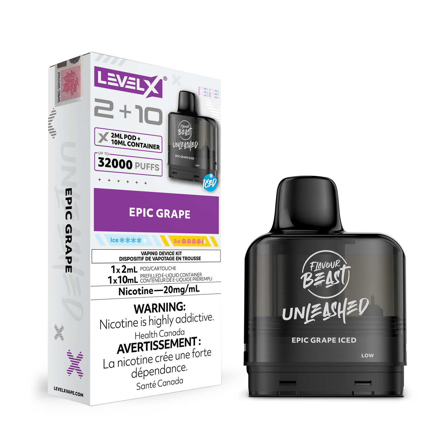 LEVEL X G2 POD 2+10ML