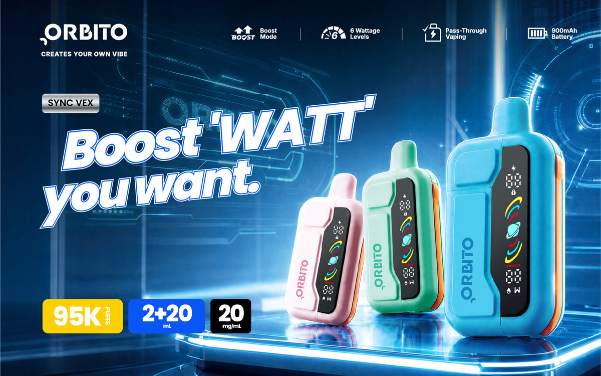 ORBITO SYNC 95K Rechargeable Disposable Vape Device