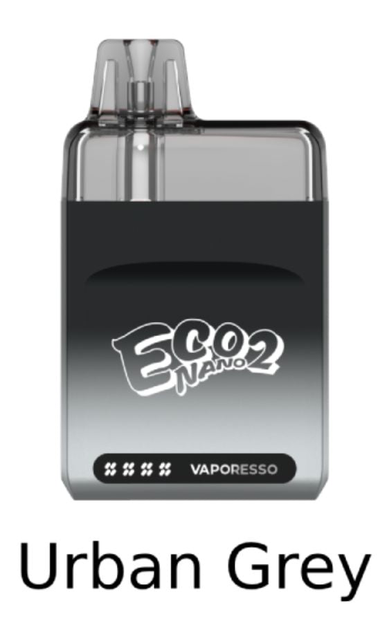 VAPORESSO ECO NANO 2 POD KIT [CRC] STARTER KITS Pacific Smoke Urban Grey 