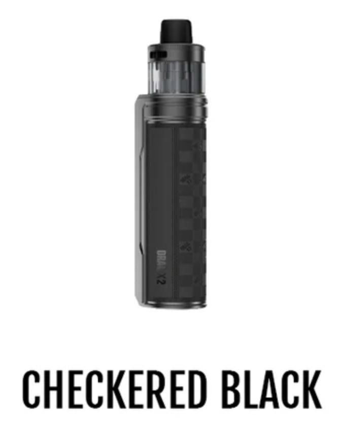 VOOPOO DRAG X2 POD KIT [CRC] STARTER KITS Valor Distribution Checkered Black 