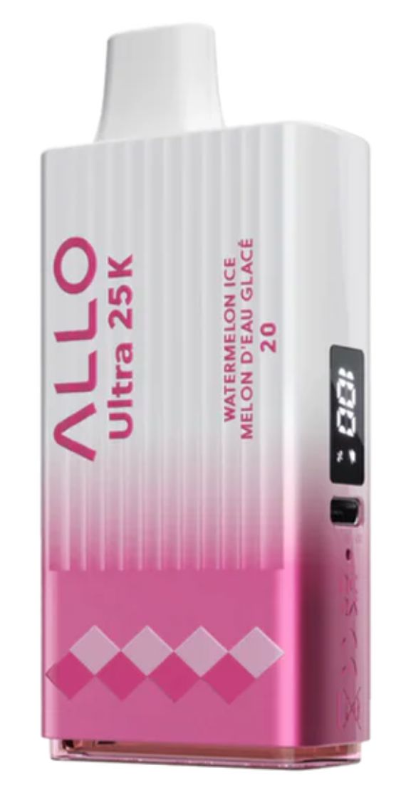 ALLO - 25K DISPOSABLE VAPE DISPOSABLES Smoke Arsenal Icy Watermelon Ice (EX) 