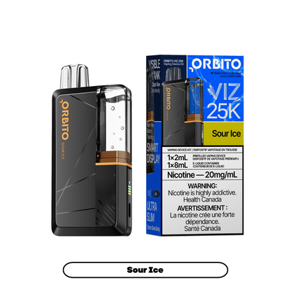 ORBITO VIZ 25K Rechargeable Disposable Vape Device