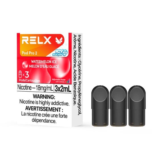 RELX POD PRO 2 PODS PRE-FILLED PODS Pacific Smoke E-Liquids Watermelon Ice 18mg(EXCISE)
