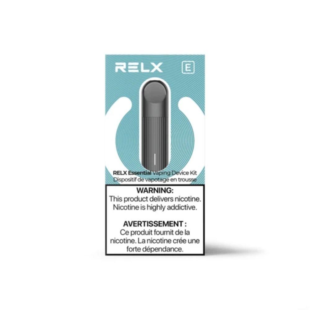 RELX ESSENTIAL DEVICE KIT POD DEVICE KNG Trading BLACK 